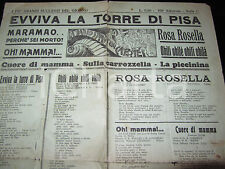 1940 canzoniere fascista usato  Milano