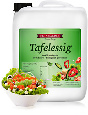 Feinwälder® table vinegar, 10% acid - organically obtained 10l canister edible vinegar for sale  Shipping to South Africa