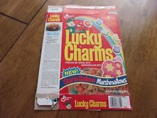 "Lucky Charms" Flat Cereal Box, 1991, used for sale  Clearfield