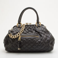 Bolsa satchel Marc Jacobs preta acolchoada de couro comprar usado  Enviando para Brazil