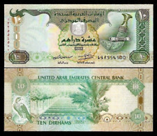 Emiratos Árabes Unidos 10 DIRHAMS P-27 2013 EAU Falcon UNC Emiratos Moneda BILLETE segunda mano  Embacar hacia Argentina