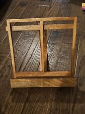 VTG Book Easel Art Tabletop Wood Brown 12" for sale  Shipping to South Africa