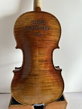 Nuevo 4/4 violín Guarneri modelo 1742 flameado arce trasero abeto superior tallado a mano 3321 segunda mano  Embacar hacia Argentina