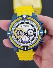 Relógio esportivo masculino 49mm azul Invicta modelo 29081 com pulseira amarela (difícil de encontrar) comprar usado  Enviando para Brazil