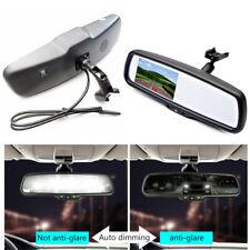 Espelho retrovisor escurecimento automático embutido 4,3" monitor LCD TFT 2CH vídeo + suporte comprar usado  Enviando para Brazil
