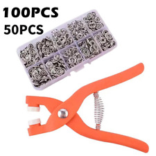 100pcs snap fasteners for sale  Shipping to Ireland