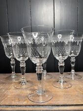 bohemia crystal wine glasses for sale  HEATHFIELD