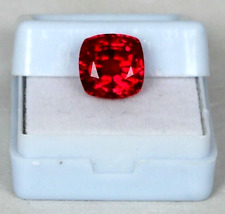 5.8 Ct Natural Red Painite Cushion Burmese Loose Certified Untreated Gemstone, used for sale  Shipping to South Africa