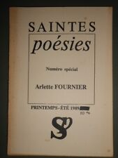 Saintes poésies arlette d'occasion  Sainte-Sévère-sur-Indre