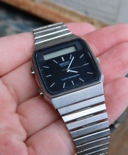 RARO Vintage Relógio de Pulso Masculino Digital Analógico Seiko H357-500H Alarme Chrono, usado comprar usado  Enviando para Brazil