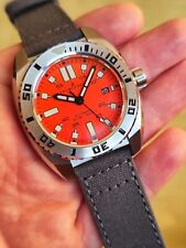 Relógio de mergulho Prometheus Piranha mostrador laranja Miyota 9015 comprar usado  Enviando para Brazil