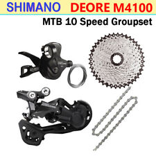 Câmbio cassete Shimano DEORE M4100 10 velocidades grupo MTB M4120 desviador traseiro comprar usado  Enviando para Brazil