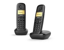 Usado, Gigaset - A170 Duo - Juego básico de teléfono para el hogar inalámbrico - 2 teléfonos negros segunda mano  Embacar hacia Argentina