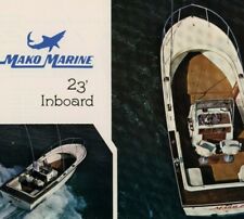 1974 Mako Marine 23' Inboard Boating Fishing Print Ad Sportfishing Chrysler  for sale  Shipping to South Africa