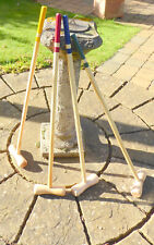 Croquet mallets garden for sale  GRANTHAM