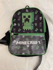 Mochila infantil Minecraft verde preta alças ajustáveis fecho com zíper ***, usado comprar usado  Enviando para Brazil