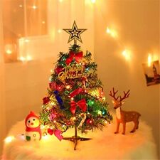 Árbol de Navidad artificial con luces LED multicolores para decoración de Navidad 1 pie segunda mano  Embacar hacia Argentina