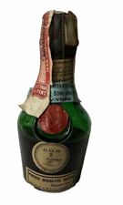 Antigua botella verde licor miniatura DOM BENEDICTINE FRANCE, usado segunda mano  Embacar hacia Argentina