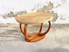 Antigua mesa de mimbre y madera de caoba de caoba. Muebles. Decoración del hogar segunda mano  Embacar hacia Mexico