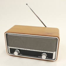 Retro Portable Bluetooth Speaker Am Fm 2 Band Radio, used for sale  Shipping to South Africa