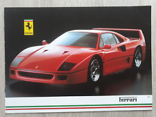 Ferrari range brochure for sale  BOURNE