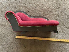 Used, Vintage Antique Salesman Sample Miniature Doll Size Chaise Lounge Fainting Couch for sale  Shipping to South Africa