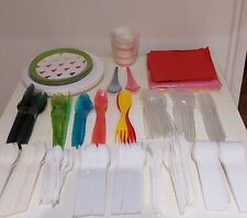 100 plastic cutlery for sale  LONDON