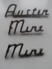 Austin mini badges1960 for sale  ROCHESTER