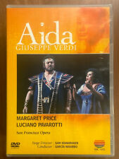 Aida DVD Verdi 1981 Opera Con / Luciano Pavarotti comprar usado  Enviando para Brazil