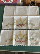 embroidered fabrics set 2 for sale  Bend