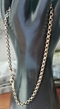 SOLID 9CT GOLD 21"  ROLO  BELCHER NECKLACE HALLMARKED for sale  Shipping to South Africa