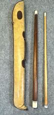 Paul Huebler Hi1 Pool Cue Two Piece Billiards Original Case Snooker Eight Ball, used for sale  Shipping to South Africa