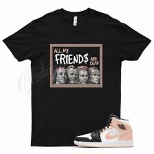 Camiseta preta Friends para Air J1 1 tom carmesim rosa laranja ártico Dunk High comprar usado  Enviando para Brazil