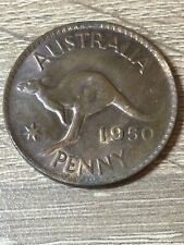 Australia penny 1950 for sale  WALSALL