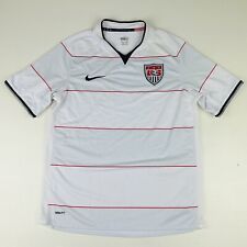 Camiseta de futebol Nike Fitdry EUA branca tamanho médio listrada adulto, usado comprar usado  Enviando para Brazil