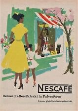 Original vintage poster print NESCAFE NESTLE COFFEE ARABIAN c.1955 for sale  Shipping to South Africa