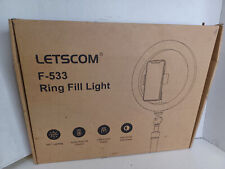 Luz de relleno de anillo Letscom F-533 10 in brillo ajustable para iPhone y Android segunda mano  Embacar hacia Argentina