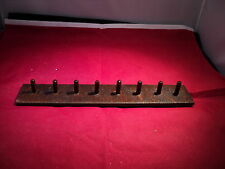 Thimble wooden display stand 8 thimbles code 8, used for sale  BUXTON