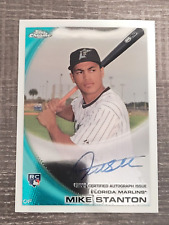 Used, Mike Stanton Auto 2010 Topps Chrome #190 Rookie Autograph Marlins Giancarlo RC for sale  Shipping to South Africa
