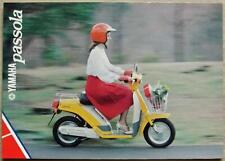 YAMAHA PASSOLA 50cc MOPED Sales Brochure c1981 #LIT-3MC-0107557-81E, used for sale  Shipping to South Africa