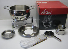 Conjunto de fondue All Clad aço inoxidável 3 qt All-Clad Gourmet 59913 caixa aberta não usado comprar usado  Enviando para Brazil