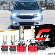 Kit de faróis de LED 6000K feixe alto/baixo + lâmpadas de faróis de neblina para Honda Fit 2006-2020 comprar usado  Enviando para Brazil