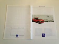 Peugeot 205 catalogue d'occasion  Villefranche-sur-Saône
