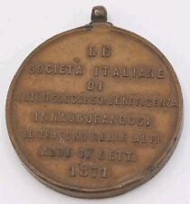 Medaglia 1871 inaugurazione usato  Castelnuovo Don Bosco