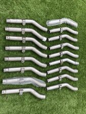 Used, JOB LOT - 34 STAINLESS STEEL EXHAUST BENDS TUBE PIPE PROJECT MOTOR CYCLE MX BIKE for sale  CHESTERFIELD