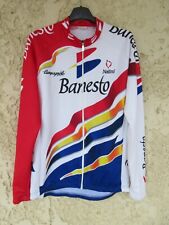 Maillot cycliste BANESTO 1996 INDURAIN manches longues shirt trikot camiseta 4 L d'occasion  Nîmes