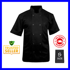 Black chef jacket for sale  BROXBURN