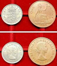 Inghilterra lotto monete usato  Aprilia