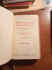 breviarium monasticum usato  Palermo