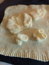 Hand knitted baby for sale  FLINT